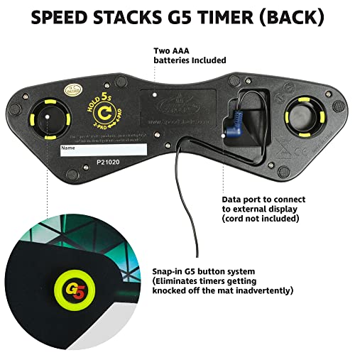 Speed Stacks | G5 Stackmat (Timer And Mat) | Accuracy To 0.001 Seconds, Batteries Included | Endorsed By Sport Stacking And Cubing Associations #TOP3