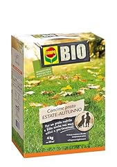 COMPO BIO Concime per Prato Estate e Autunno, Per un Prato Verde e Fitto, 4 kg