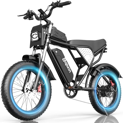 Bopzin Electric Dirt Bike for Adults - 3000W 45MPH,60V 35AH