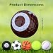 Imagen de 6 Pelotas de Golf Divertidas