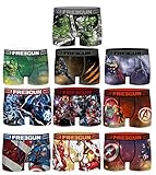 Freegun Boxershorts aus Mikrofaser, verschiedene Modelle je nach Verfügbarkeit, mehrfarbig, 4 Boxershorts mit Marvel-Überraschung., 14-16 Jahre