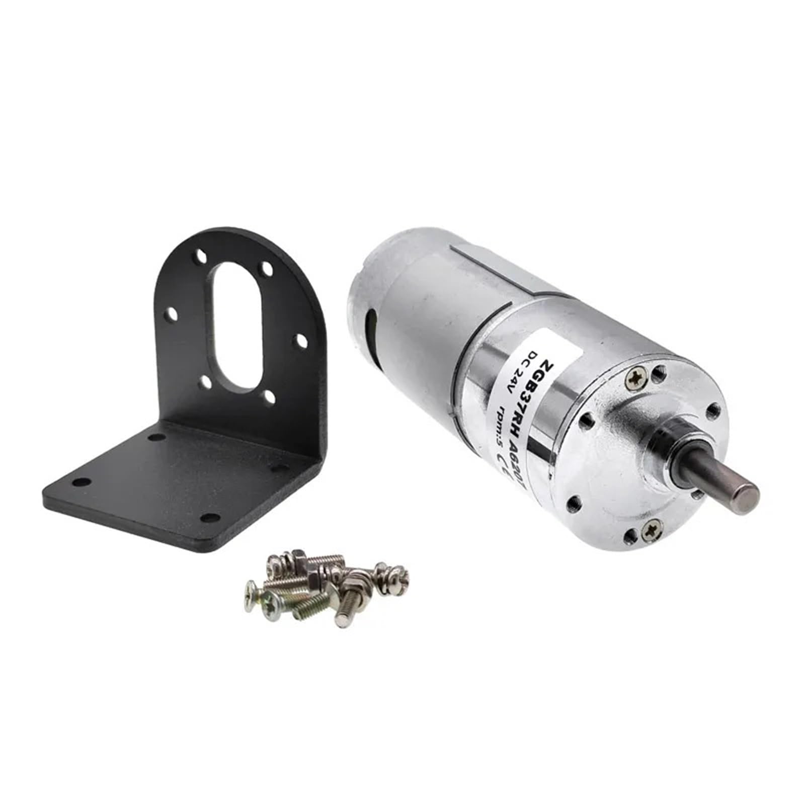 ZGB37RH großer Drehmomentreduzierungsmotor mit RS555-Ofenbrennmotor 12V 24V DC-Getriebemotor(300R,12V with Bracket)