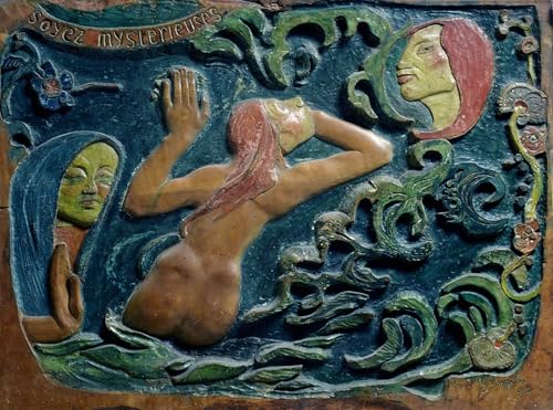 Tableau sur toile Paul Gauguin Soyez mystérieux 60x90cm pour déco de chambre