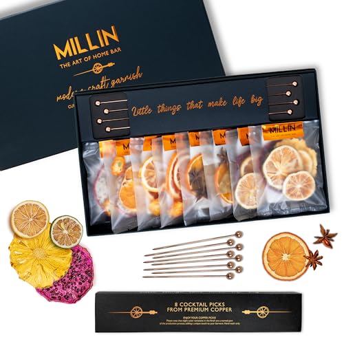 MILLIN GOURMET GARNISH GIFT SET with COCKTAIL...