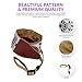 Camera Strap for All DSLR and Mirrorless Cameras Including Binoculars, Embroidered White Woven Universal Neck & Shoulder Strap Floral Pattern for Photographers Men Women, Best Gift for Photographers