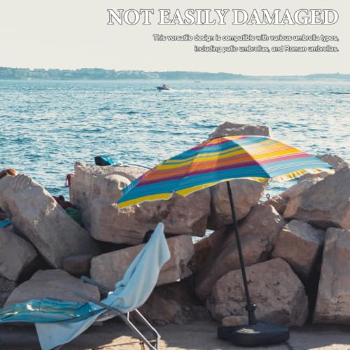 DOITOOL Embout de Parasol, 2 Capuchons à Vis Gris – vue 2