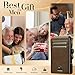 furid Smart Wallet For Men Slim: Rfid Minimalist Pop Up Wallets with Money Clip Metal Credit Card Holder - Gifts for Husband Father at Birthday Anniversary