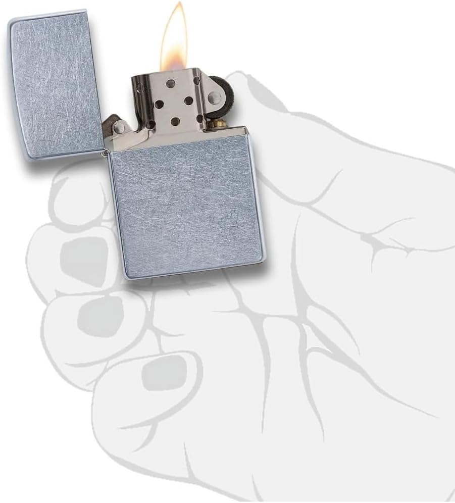 Zippo Lighter Pocket Brushed Chrome