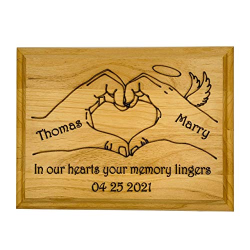 Personalized-RIP-In-Loving-Memory-Of-Loved-One-Memorial-Sympathy-Bereavement-Gifts-for-Loss-Grandma-Mother-Father-A-Piece-of-My-Heart-Is-In-Heaven-Wood-Plaque-Sign Personalized RIP In Loving Memory Of Loved One Memorial Sympathy Bereavement Gifts for Loss Grandma Mother Father A Piece of My Heart Is In Heaven Wood Plaque Sign