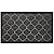 GRIP MASTER Durable All-Natural Tough Rubber Doormats, 29x17 Size, Waterproof Boots Scraper Mats, Commercial Heavy Duty Indoor Outdoor Door Mat for Winter Snow, Low-Profile Easy Clean, Gray Quatrefoil