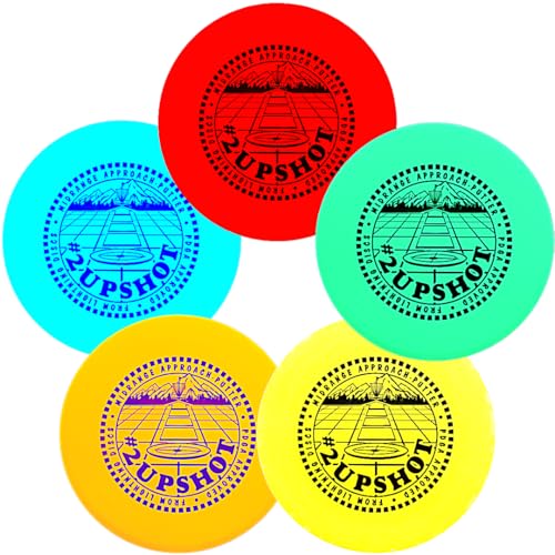 Mint Discs Lightning Standard #2 Upshot Putter Golf Disc | 5 Pack Beginner Midrange | Stable Straight Line Shots
