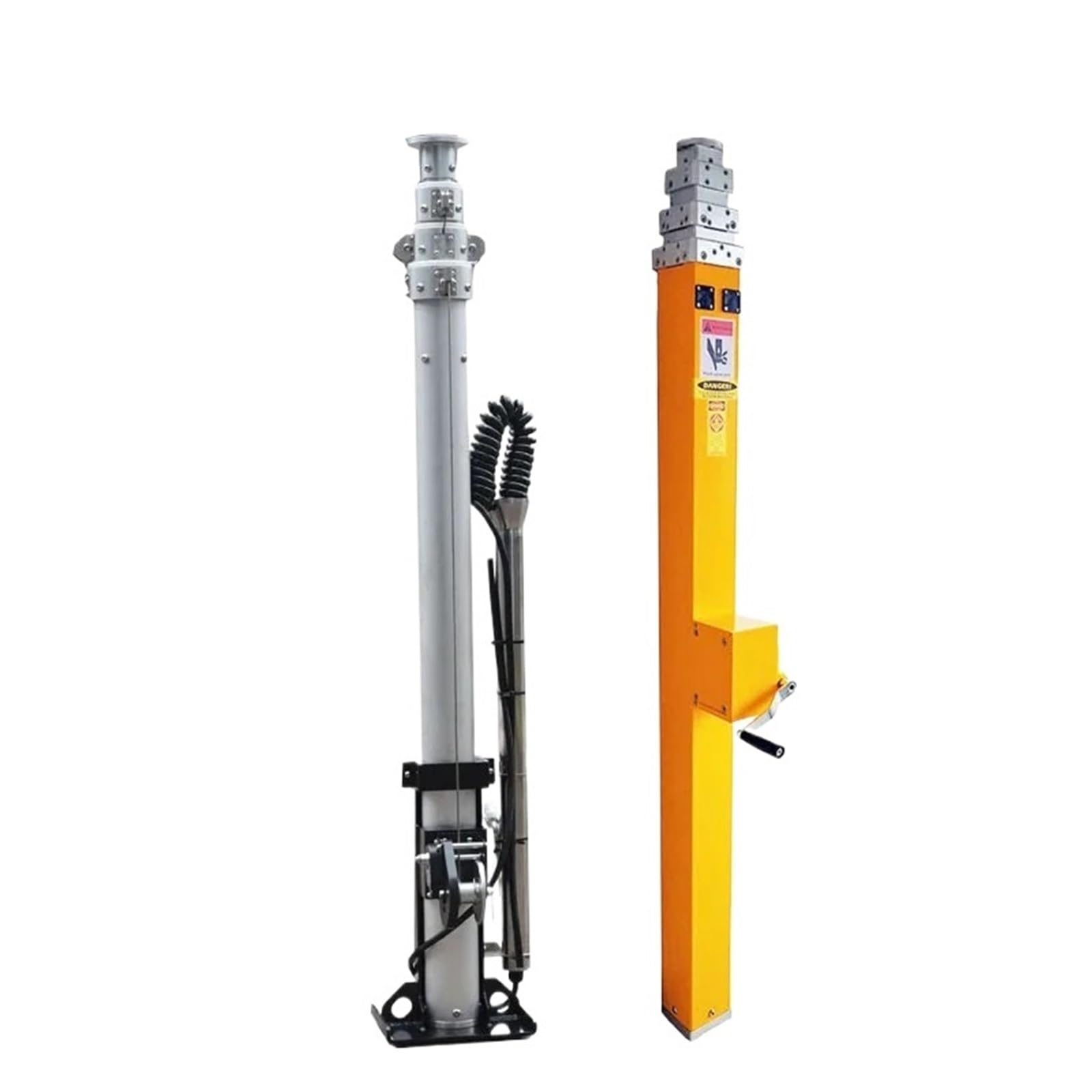 3M 4M 5M 6M 7M 8M 9m Telescopic Light Lifting Rod Portable Telescopic Manual Mast, Telescopic Mast