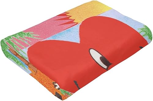 Miniatura 8 de Manta de cantante con diseño de conejito lindo y malo, manta de franela para sofá, manta de aire acondicionado, manta de regalo para fanáticos, 50 x