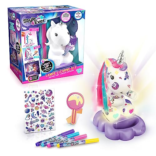 Lámpara de Unicornio DIY Canal Toys para decorar mesas de noche infantiles