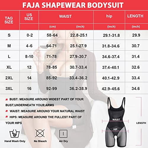 Meryosz Women Waist Trainer Mesh Bodysuit Tummy Control Shapewear Butt Lifter Thigh Slimmer Full Body Shaper Open Bust (Black, Large) #TOP5