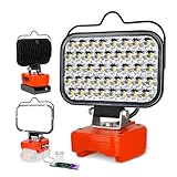 Sûr et portable : la lampe de travail a un design compact, ce qui la rend idéale pour le rangement dans votre boîte à outils. Boîtier en aluminium épais, abat-jour étanche IP67, résistant à la corrosion et forte capacité de dissipation de la chaleur. Livré avec une carte de protection contre les sous-tensions pour protéger votre batterie contre les dommages. Veuillez retirer la batterie lorsque vous ne l'utilisez pas pour éviter de manquer d'électricité.