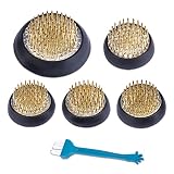Flower Frogs Round Flower Arranger - 7 Pcs Metal Flower Arranger Tool Floral Arrangement Pin Holder