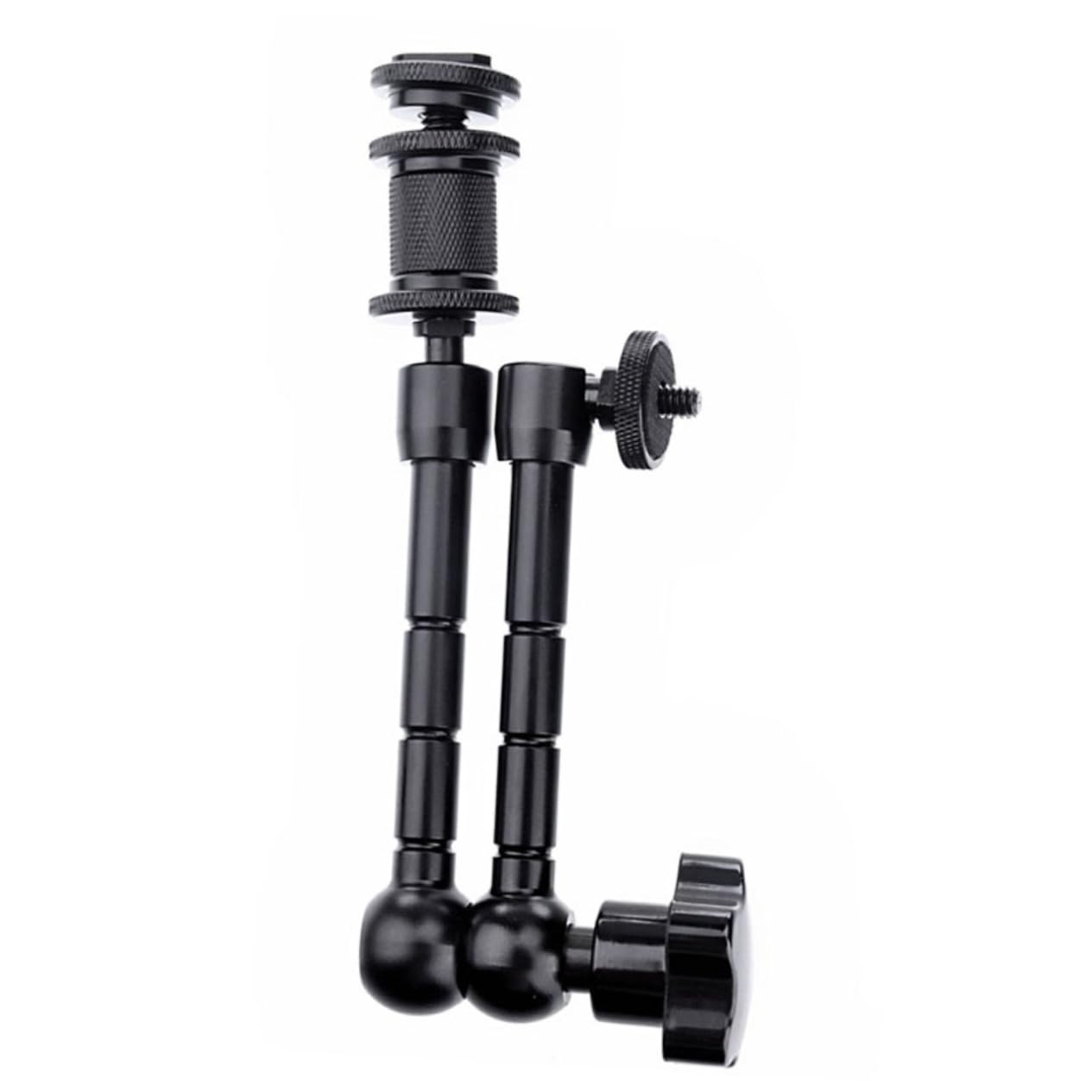 2piezas Brazo Articulado para Cámara y Monitor LCD Brazo De Soporte De Fricción para Luces Led y Monitor