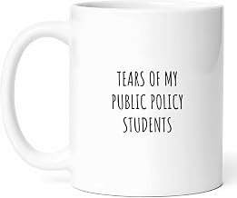 Funny Public Policy Teacher Mug - Governance Educator Coffee Cup - Analysis Humor Funny Gift From Students - Civic Engagement Tea Mugs - Legislative Cups - 11 Oz Ceramic Gifts For Educators, Birthday