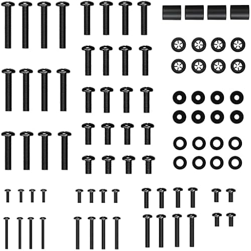 ECHOGEAR Universal TV Mount Hardware Pack - Replacement Hardware Mounting Kit for TVs up to 80" - Includes M4, M5, M6 & M8 Screws