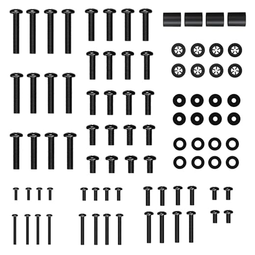ECHOGEAR TV Mount Screws - Universal Hardware Pack Works Any TV Mount & All TVs Up to 80" Including Samsung, Vizio, LG, & More - Pack Contains M4, M5, M6, & M8 Replacement TV Mounting Screws