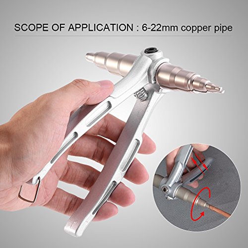 Yosoo Copper Pipe Tube Expander,Stainless Steel Mandrel Manual Expanding Tool,Pipe Swaging Tool,For Air Conditioner Refrigeration Install Maintain Repair #TOP1