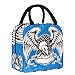 Produktbild Lunchtasche für Jungen und Mädchen Angry North American Bald Hawk Blau