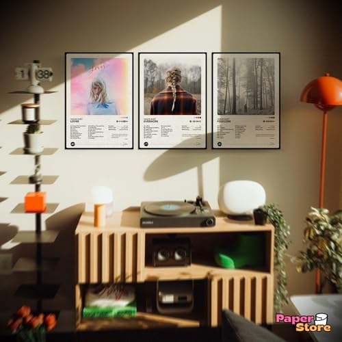 Image of Thepaper9store Pack of 8 - Taylor Swif Music Album Art Wall Posters (8.4 x 12 Inch) Adhesive Tape Included | Aesthetic Wall Decor for Bedroom, Living Room, Office