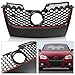Partsflow Front Upper Main Matte Black W/Red Trim Mesh Grille For 2006 2007 2008 2009 Volkswagen VW GTI For 2006 2007 2008 2009 Volkswagen VW Mk5 Jetta