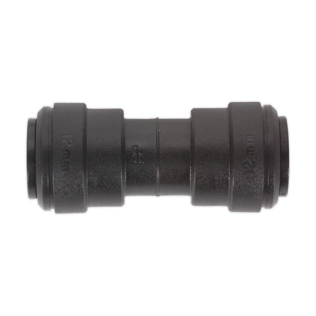 Sealey Jgcs12 Straight Coupling 12Mm Pack Of 5 (John Guest Speedfit® - Pm0412e)