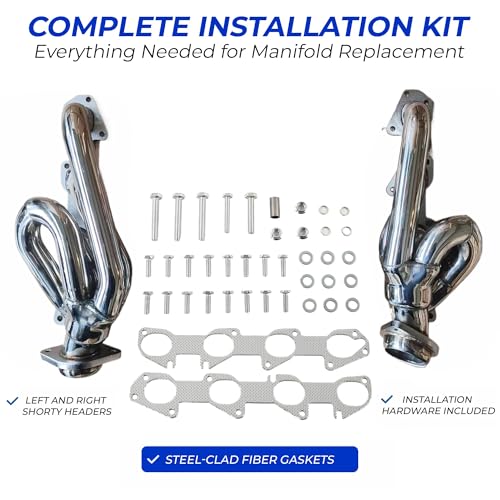 Image of Ram 1500 5.7 Hemi Shorty Headers Direct Replacement for Factory Exhaust Manifolds