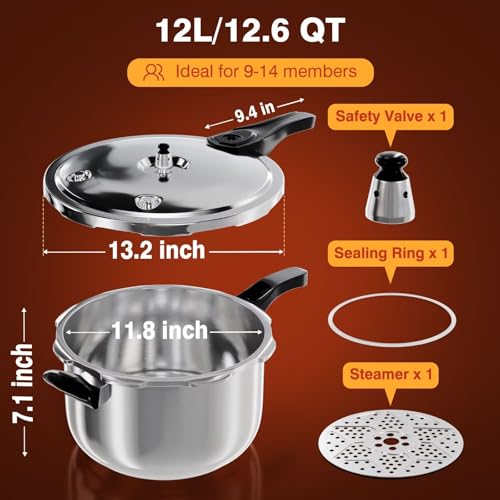 Olla a presión Acero inoxidable 10.4 L PYY miniatura 6