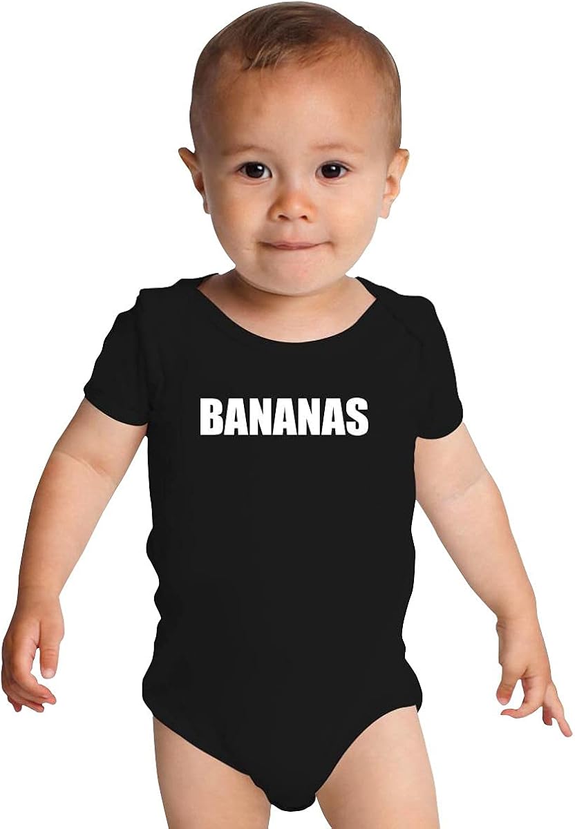 Funny Bananas Baby Onesies White Amazon.co.uk Clothing