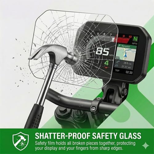 Image of Premium Ultra-HD clear Screen Protector For OBEN RORR EZ Electric Scooter Digital Display Screen Guard(HD clear,Anti-Scratch) (Not A Tempered Glass) pack-1