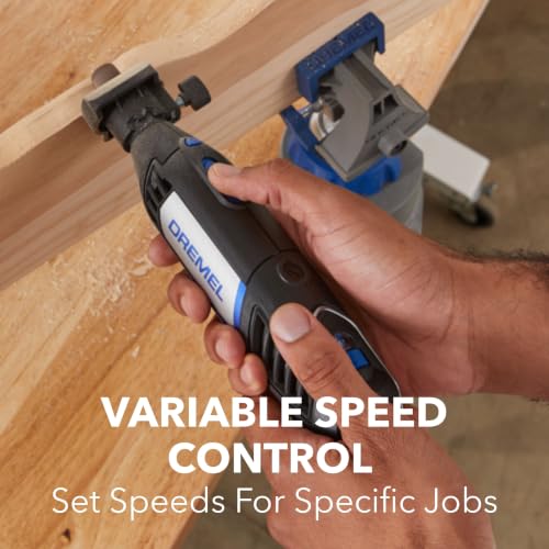 Image of Dremel 4000-2 /32 Rotary Tool Kit - Engraver, Polisher, and Sander - Ideal for Cutting, Detail Sanding, Engraving, Wood Carving, and Polishing - 2 Attachments & 32 Accessories