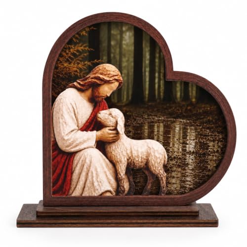 Jesus and Lamb Pastor Appreciation Gift