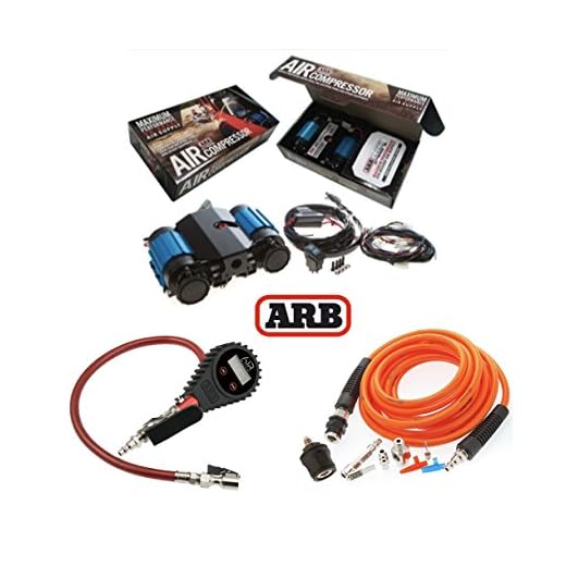 ARB 12 Volt Twin Air Compressor and Tire Inflation Kit with Digital Tire Inflator - High Performance 4X4