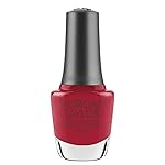Morgan Taylor Nail Lacquer Shake Up The Magic! Collection (Stilettos in the Snow) Red Professional, Vibrant, Chip-Resistant, Fast-Drying, Long-Lasting, High-Shine, 0.5 ounce