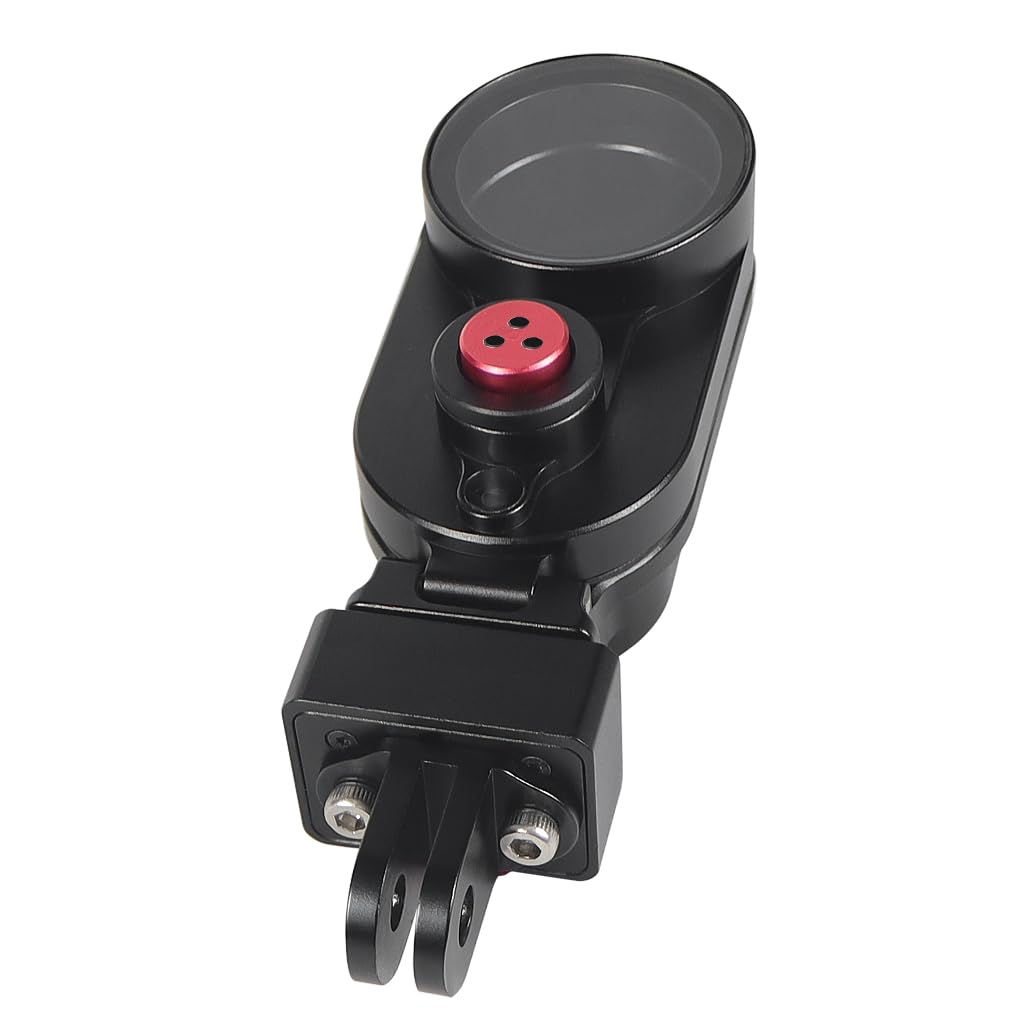 NovelGoal Aluminum Alloy Waterproof Housing Case Compatible with Insta360 GO3 GO3S 80meters Underwater Diving Housing Protective Cage Camera Shell (Quick Mount Ver.)