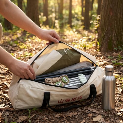 Lona Sombra Exterior Impermeable Ligera para Protección Solar en Camping 6