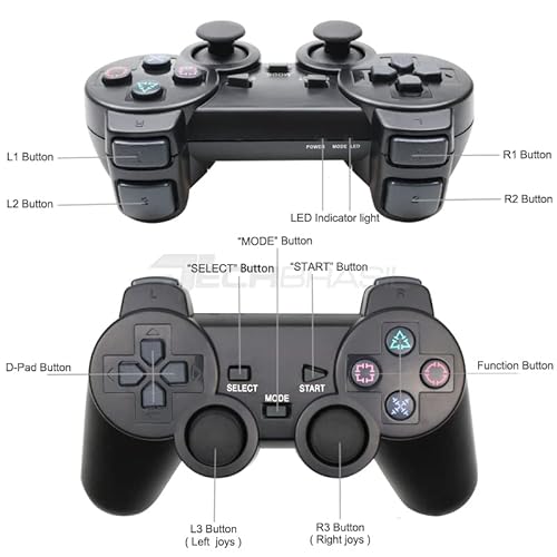 Controle Sem Fio Dualshock Para Playstation 2 Wireless