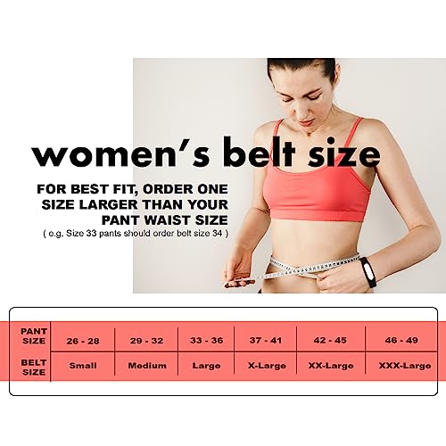 Earnda Womens Belts For Jeans Classic Oval Gold Buckle Faux Leather Waist Belt Dark Brown Large #TOP3