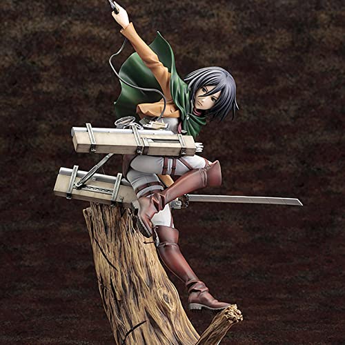 Nc Action Figures, Attack On Titan Mikasa Ackerman Anime Toy Statue Model, 35Cm Handmade Pvc Materials Collection Decorative Ornaments The Best Gift For Adults And Children #TOP4