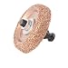 Tungsten Carbide Buffing Wheel with Adapter by Steelman, ⅜ Inch Arbor, Compatible with Steelman Heavy Duty Low Speed Tire Buffer