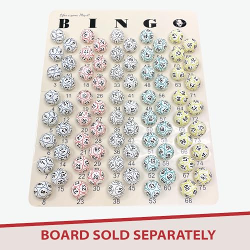 Balles de bingo ping pong pour boulier et souffleur électronique blanc - 7