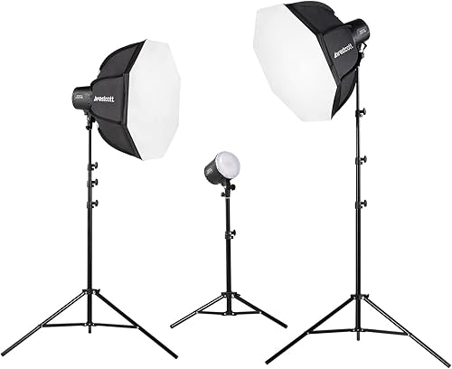 Westcott U60-B Kit de caja de luz LED bicolor de 3 luces para creadores de contenido, fotografía de productos, cintas autoadhesivas de actores y