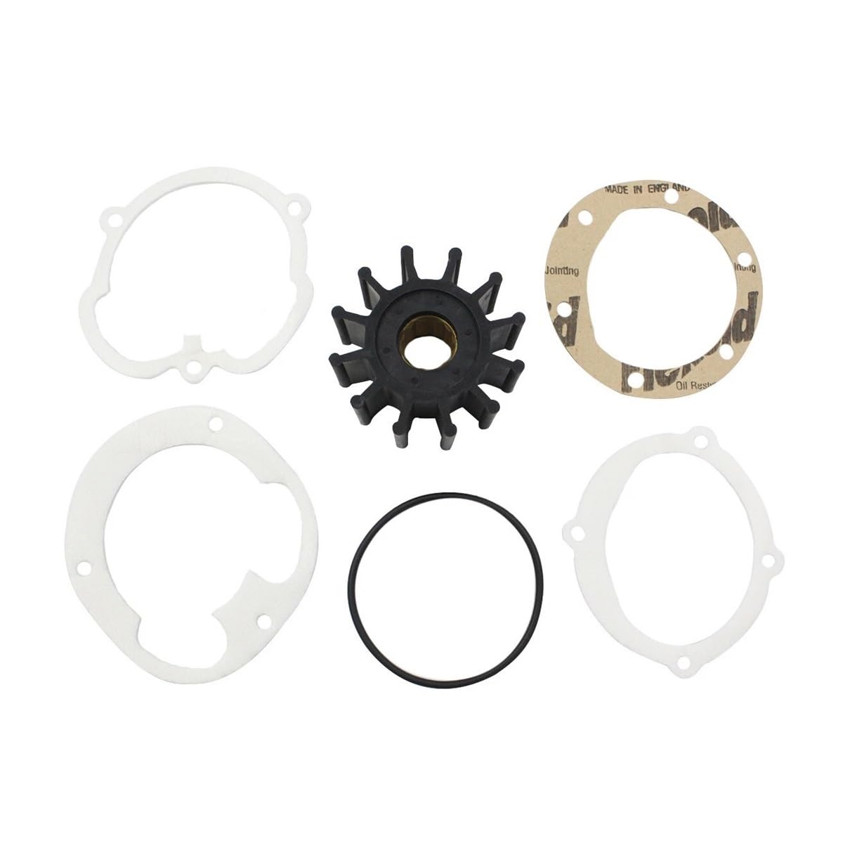 Turbine de pompe à eau 09-1027B-9 pour moteur hors-bord refroidissement bateau