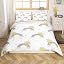 Loussiesd Hunting Deer Duvet Cover Flag Bedding Set Double Size for Kids Boys Girls Pink