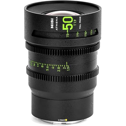 NiSi Athena Prime 50mm T1.9, L Mount, Drop-in Filter