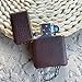 Leather Lighter Case Compatible Zippo Classic Size - Lighter Cover and Pouch for Zippo Top Grain Leather Pouch in Dark Brown